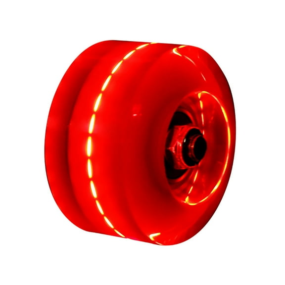 WXLCISI Light up Roller Skate Wheels, Luminous Skate Wheels with Bearings Installed for Indoor or Outdoor Double Row Skating and Skateboard Accessories