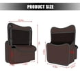 thumbnail image 2 of Organizador de coche de almacenamiento entre asientos, piel de napa de gran capacidad para colgar el bolso para teléfono de , bolsillo organizador de consola interior de automóvil, 2 of 6