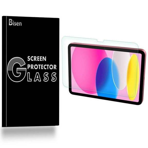 For iPad 10.9 (10th Gen, 2022) [BISEN] Tempered Glass Anti Blue Light [Eye Protection] Screen Protector, Anti-Scratch, Anti-Shock, Shatterproof, Bubble Free