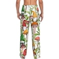 thumbnail image 3 of Easygdp Mushrooms Gnomes Men's Pajama Pant, Sleep Elastic Waistband Lounge Pants - XX-Large, 3 of 9