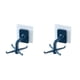thumbnail image 3 of Ganchos de pared de 4 garras Injueey utensilios de cocina giratorios Azul 2piezas, 3 of 6