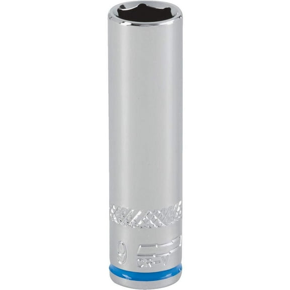 Channellock 1/4" Drive 9 mm 6-Point Deep Metric Socket