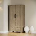 thumbnail image 4 of Maven Lane Vaughn Rustic Wooden Cabinet in Weathered Grey Finish, 4 of 7