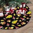 thumbnail image 3 of FMSHPON Mushrooms Hedgehogs Xmas Christmas Tree Skirt Stand Mat for Holiday Party Decoration Indoor Outdoor 36 inches, 3 of 3