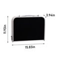 thumbnail image 6 of Folding Camping Table, 3ft Portable Pinic Table with 3 Adjustable Height, Small Aluminum Foldable Lightweight Patio Side Table with Carry Handle for Outdoor Indoor Hiking Camp BBQ Beach, 6 of 12