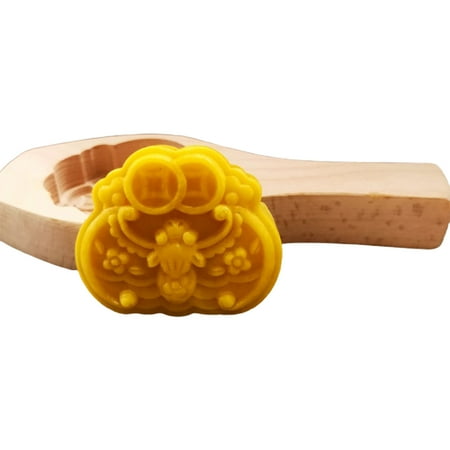 

HOTYA Mooncake Moulds Mooncake Stamps DIY Baking Gadgets Kitchen Gadgets Wood Material 8 Styles Choose for Mid-Autumn Festival