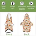 thumbnail image 6 of Cauagu Thanksgiving with Food Pattern Winter Pet Hoodie Sweatshirts- Dog Hoodie Sweater with Leash Hole - Cute Dog Hoodie - Pet Clothes Puppy Cat Custume -XX-Large, 6 of 8