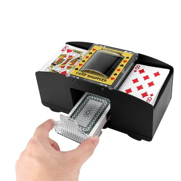 - Automatic Playing Poker Card Shuffler Machine 1-to-2 Decks Batterey Power -