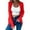 Red, variant on Timegard Lightweight Cardigan for Women Fall Solid Color Open Front Long Sleeve Button Sweater Knit Coat