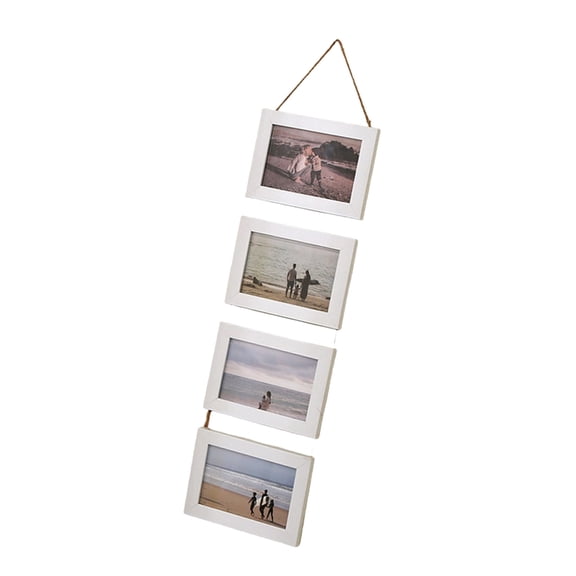 Misright Hanging Picture Frames Set 4 Openings Collage Photo Frames for Wall Decors