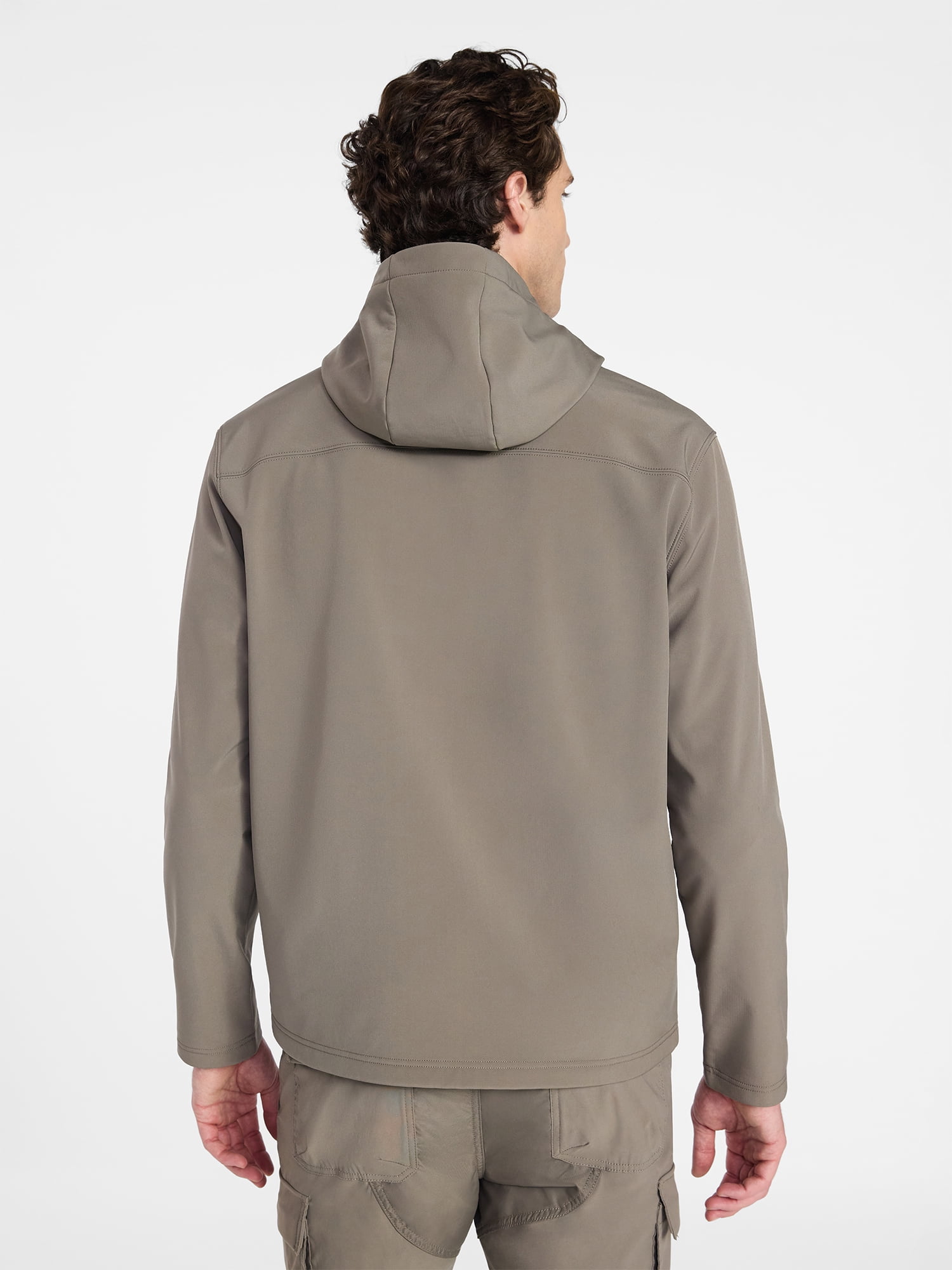Ozark Trail Men's & Big Men's Softshell Jacket with Hood, Sizes S-3XL