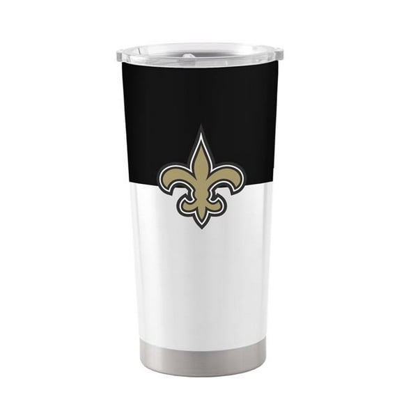Logo Chair 620-S20T-11 Gobelet en Acier Inoxydable Colorblock 20 oz NFL New Orleans Saints