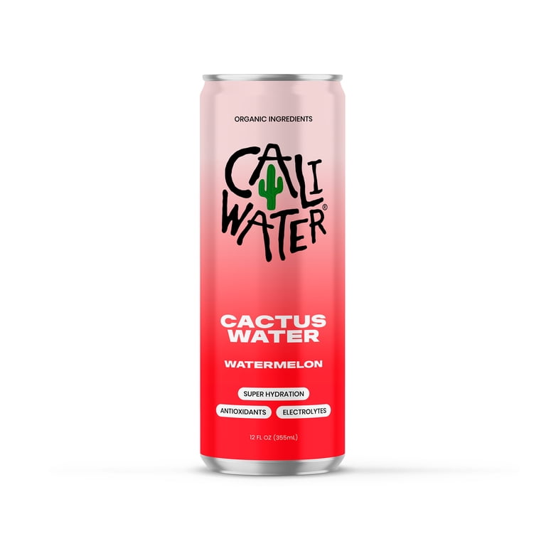 Caliwater Organic Cactus Water Watermelon, 12 Pack photo 2