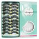 thumbnail image 3 of Fiudx Pestañas Glamorosas, Pestañas Postizas Largas y Rizadas, Pestañas Reutilizables En Tira Completa, Ideales Selfies En Boda, Amantes En La Belleza, Paquete En 10 Pares, Color Negro., 3 of 3