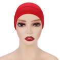 thumbnail image 1 of Gorra cilíndrica monocromática modal, gorra de base, gorra de cuello de mujer de algodón mercerizado de alta elasticidad, 1 of 6