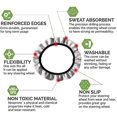 thumbnail image 4 of Romantic Red Rose Saddle Blanket Car Seat Cover Automotive Interior Front Seat Protective Full Set of 5 pcs Universal Fit with Steering Wheel Cover & Seat Belt Protector Cover Pads, 4 of 7