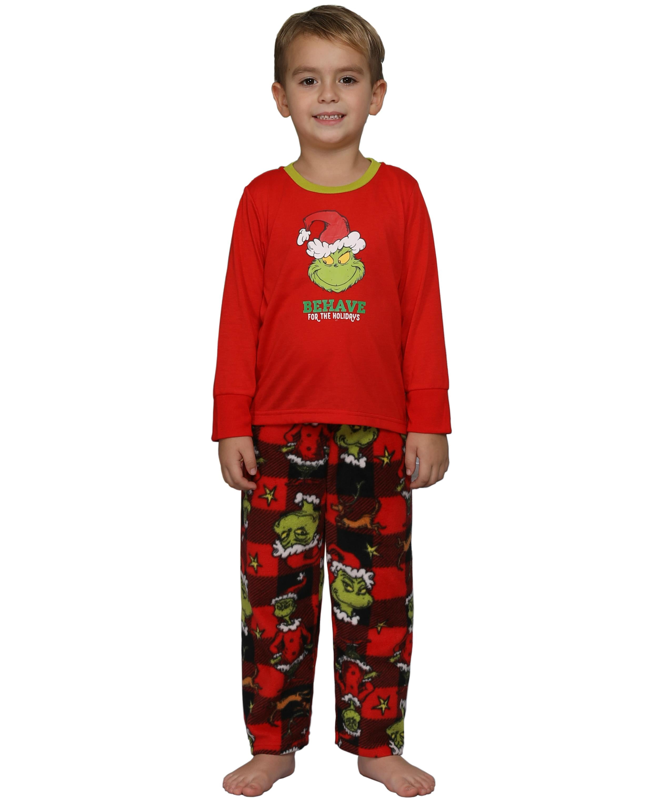 NEW Boutique Grinch Stole Christmas Dr Seuss Boys Girls Pajamas Nightgown 