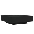 thumbnail image 5 of vidaXL Table Basse Noire 100x100x31 cm Bois Reconstitué, 5 of 5