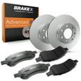 thumbnail image 1 of [Front] Brake X GEOMET Coated Replacement Disc Rotors and Premium Ceramic Brake Pads Kit | 6 Piece Set | For 1998-1999 BMW 323is 2.5, 1 of 6