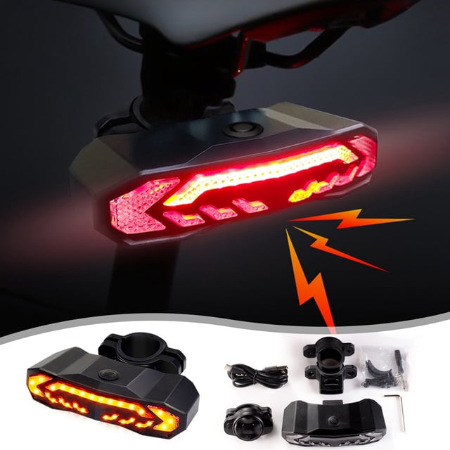 HOARBOEG Steering Brake Sensing Light Bicycle Tail Light Clearance