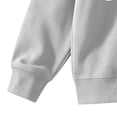 thumbnail image 5 of DJDLJWCJ Big Girls Long Sleeve Sweatshirts Crewneck Fleece Lined Pullover Relaxed Fit Soft Winter Warm Tops Gray Size 3-4Years, 5 of 8