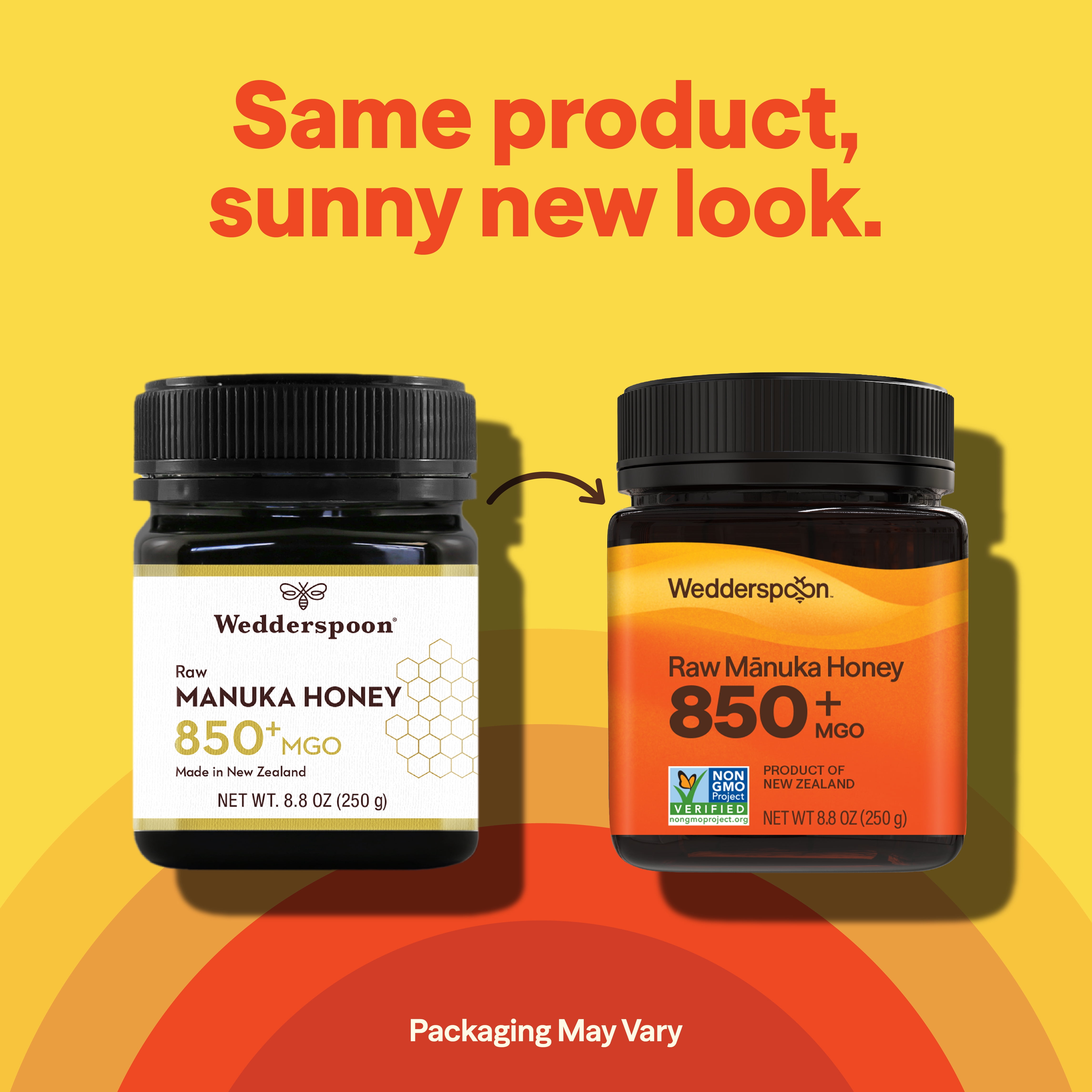 Wedderspoon Raw Unpasteurized New Zealand Manuka Honey 850+ MGO, 8.8 oz