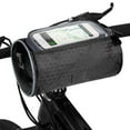 thumbnail image 1 of Waterproof Bike Handlebar Bag Bicycle Front Bag Touchscreen Phone Holder, 1 of 8