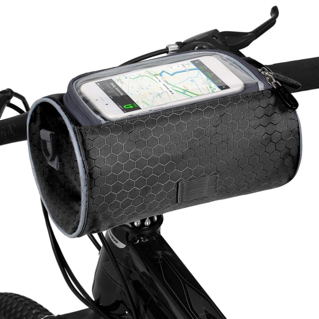 Waterproof Bike Handlebar Bag Bicycle Front Bag Touchscreen Phone Holder