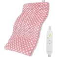 thumbnail image 1 of AIR-Heating Pad for Back, Neck & Shoulder Pain Relief with 12 Heat Settings and 8 Timer Settings, 12"x24" Extra Large Heat Pad, Machine Washable - Pink, 1 of 4
