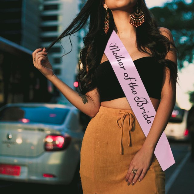 CRILSTYLEO Sash De Fiesta Para Novia En Satén Multicolor Ideal Para Despedida Y