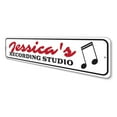 thumbnail image 4 of Recording Studio Novelty Decor, Metal Wall Sign - 4x18 Inches, 4 of 4