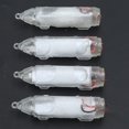 thumbnail image 5 of 4 Pieces Fishing LED Bait Light Night Fishing Built-in Battery Waterproof Strobe Bait Light with White JU, 5 of 5