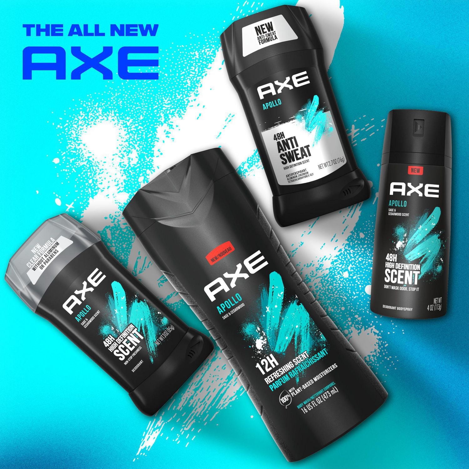 Axe Apollo Deodorant Value Pack