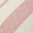 thumbnail image 4 of Fancy Homi Set of 2 Boho Pink Decorative Throw Pillow Cover 16x16 inch for Couch Bed Sofa, Aesthetic Modern Organic Farmhouse Home Decor, Soft Cotton Cute Accent Macrame Woven Cushion Case, 4 of 6