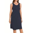 thumbnail image 4 of Yawrut Women's Breastfeeding Dress, Summer Refreshing Sleeveless Round Neck Elastic Waist Slimming Fashion Breastfeeding Dress,Size: S-XL, 4 of 5