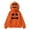 Ginger, variant on Rexolia Pumpkin Head Full Zip Hoodie Face Cover Costume with Smile Scared Pumpkin Print Halloween Black L