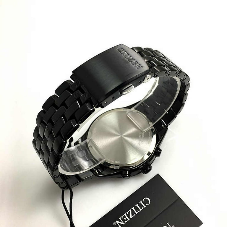 Citizen Eco-Drive Chronograph Black Dial Men's Watch AT2145-86E