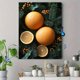 thumbnail image 4 of Qisvanset 12x16 Inch Citrus Berry Holiday Canvas Wall Art, Seasonal Orange Evergreen Rustic Winter Home Decor, 4 of 8