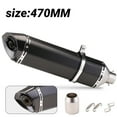 thumbnail image 5 of Motorcross Exhaust Universal Motorcycle Muffler 470mm 570mm Length Modified DB Killer Escape Moto Pipe For MT07 ER6N Z800 ZX10R, 5 of 26
