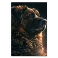 thumbnail image 3 of Hudo Leonberger Dog on Space Poster Art - Leonberger Dog Canvas Wall Art - Cute Bathroom Decor - Black Dog Bathroom Decor, 3 of 5
