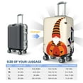 thumbnail image 3 of Cauagu Halloween Gnomes1 Print Travel Luggage Cover,Travel Dust-proof Suitcase Cover Softside Suitcase Protector for 18-32inch,Not Included Suitcase, 3 of 8