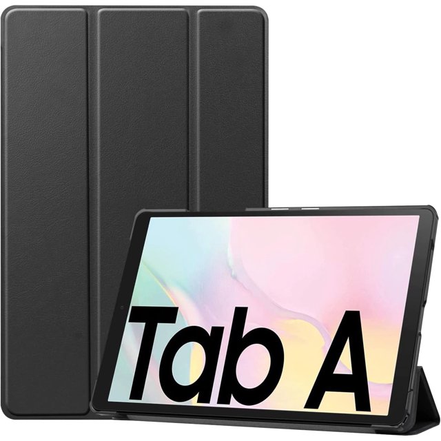 KOMI for Samsung Galaxy Tab A7 10.4 2020 T500 T503 T505 T507 Tablet Cover,Ultra Slim Lightweight Folio Stand Leather Case for Galaxy Tab A7 SM-T500 SM-T503 SM-T505 SM-T507 10.4" Black