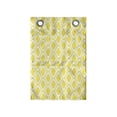 thumbnail image 1 of Lemons Hanging Pocket Organizer, Ogee Inspired Lemon Motifs Horizontal Monochrome Rhythmic Print in Summer Tones, Printed Polyester Storage Bag with Pockets, 14" x 20", Mustard White, 1 of 2