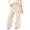 D Beige, variant on Ulitacool Girls Winter Pants Casual High Waist Sweatpants Straight Leg Baggy Slacks Athletic Pants With Pockets Basic Lightweight Wear Beige 4-5 Years