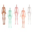 thumbnail image 5 of 5 piezas 12 articulaciones Nude Girl Doll Cuerpo femenino sin cabeza 5 colores, 5 of 5