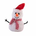 thumbnail image 1 of wsevypo Muñeco de peluche reversible para Navidad: muñeco de nieve de Papá Noel, 1 of 8
