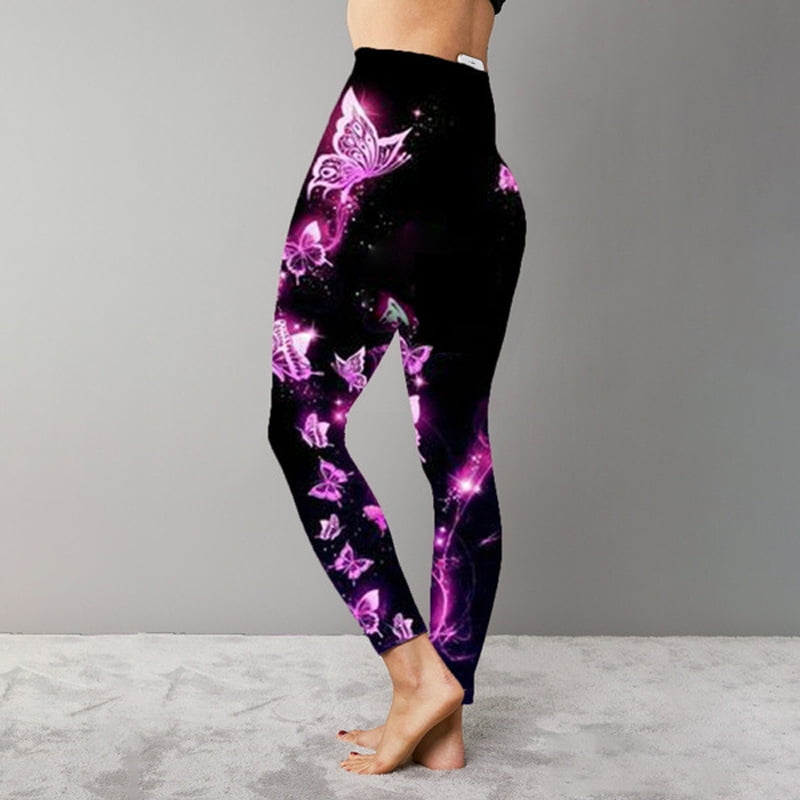 Star Print Gym Leggings