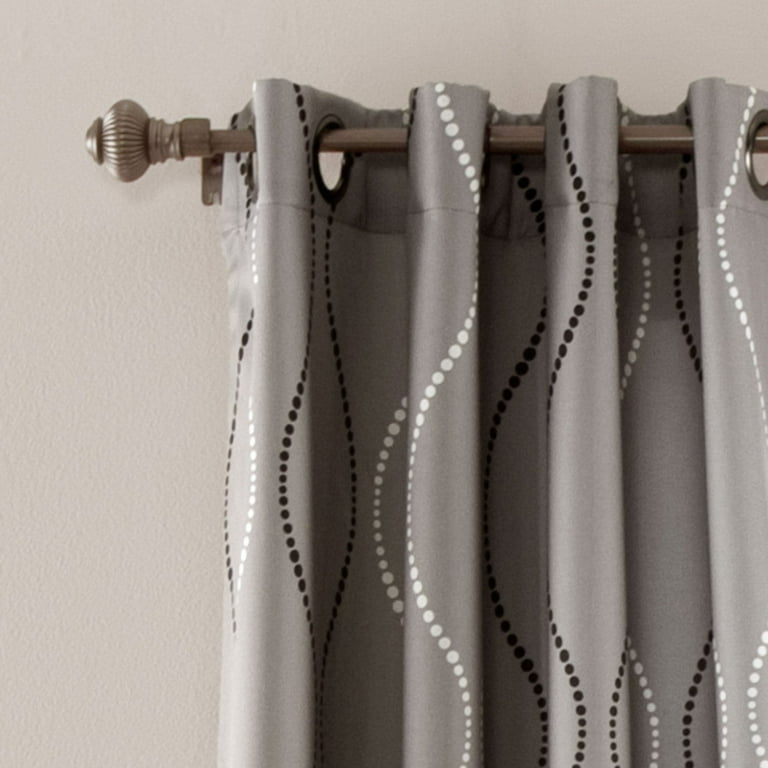 Set Of 2 Absolute Blackout Window Curtain Panels - Lush Décor