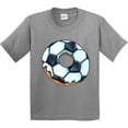 thumbnail image 3 of Inktastic Soccer Donut Youth T-Shirt, 3 of 5