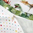 thumbnail image 4 of Homewish Cartoon Dinosaur Duvet Cover Queen,Green Plants Queen Bedding,Jungle Wildlife Decor,Polkadot Reversible,3-Piece,1 Duvet Cover and 2 Pillowcases, 4 of 6